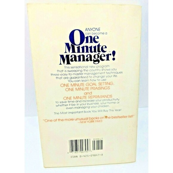 "The One Minute Manager" By Kenneth Blanchard & Spencer Johnson - Picture 2 of 2